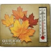 Aimant de réfrigérateur/thermomètre, souvenir du Québec, Canada. Feuille d'érable.