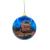 Boule Bleue en verre Château Frontenac