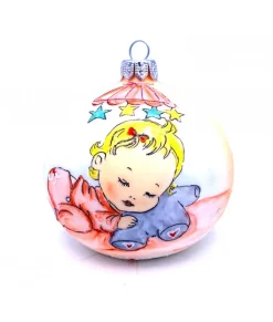 Boule de Verre Bébé Fille