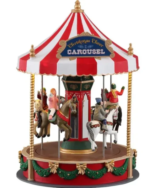 Carrousel de Noël, fonctionnant sur batterie