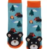 Chaussettes pour Bébés Ours Noir dans un Camping