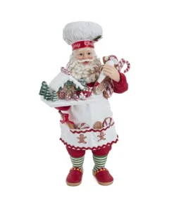 10.5"Chef Santa Pain d'épice