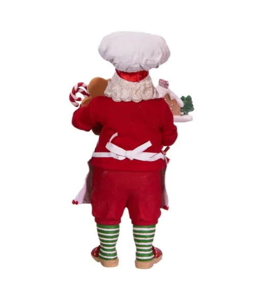 10.5"Chef Santa Pain d'épice