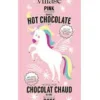 1 chocolat chaud blanc et rose