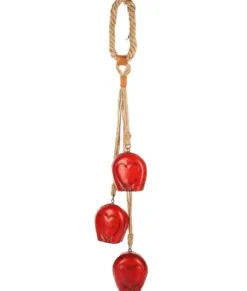 Décor à la maison, cintre de porte de cloche rouge