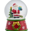 Décor de table, Globe d’eau de Joyful Traditions , Père Noël avec cadeaux