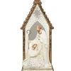 Décor de table, La Sainte Famille dans une arche gothique
