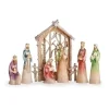 Décor de table, scène de la Nativité
