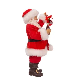 Décoration de 9,5 po représentant le Père Noël tenant un verre de Coca-Cola®