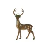 Décoration de table, cerf debout.