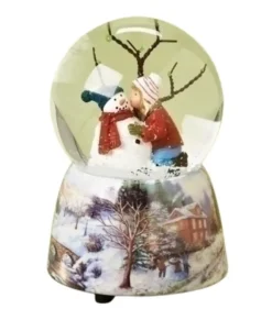Enfant et bonhomme de neige, 80mm