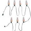 Ensemble de 7 lumières avec effet de feu