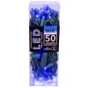 Ensemble de 50 lumières bleues DEL