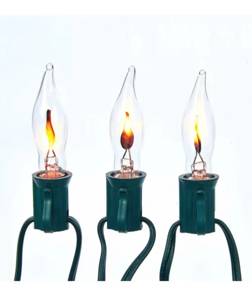 Ensemble de 10 lumières effet feu