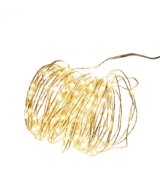 Ensemble de 200 mini lumières blanc chaud