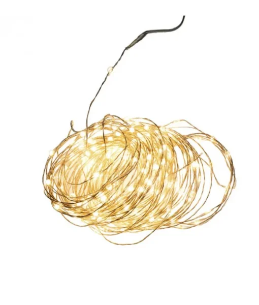 Ensemble de 200 mini lumières blanc chaud