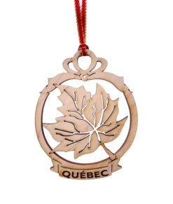 Feuille d'érable en bois plat