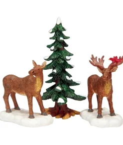 Figurines Lemax, Orignal et Pin, 3 pièces