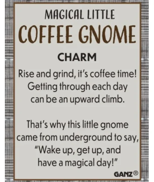 Gnome qui prend son café