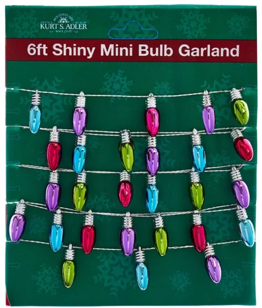 Guirlande d’ampoule miniature brillante de 6 pouces