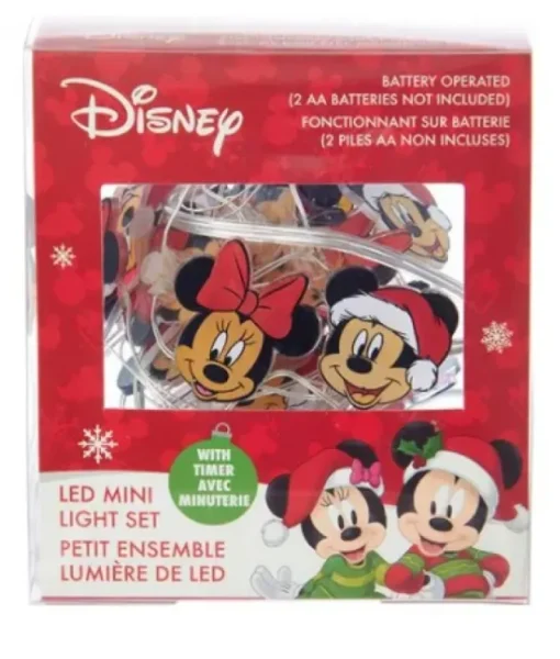Guirlande lumineuse DEL Mickey et Minnie