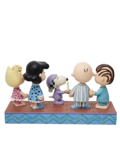 La bande de Peanuts en pyjama de Noël