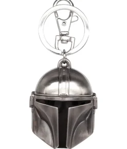 La collection Star Wars/Mandalorian, porte-clés casque Mandalorian