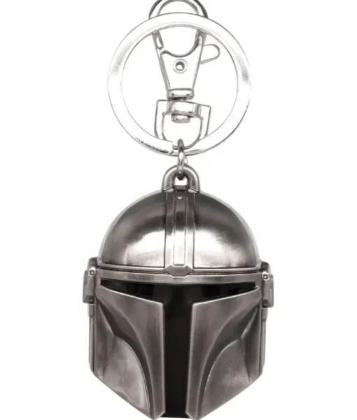 La collection Star Wars/Mandalorian, porte-clés casque Mandalorian