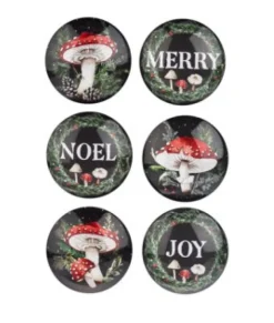 Lot de 6 magnets motif forêt