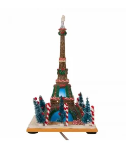 Maison en Pain d'épices, Tour Eiffel 10" DEL