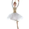 Ornement, ballerine aux cheveux bruns