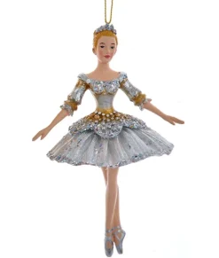 Ornement, ballerine de style classique avec tutu accentué d’or