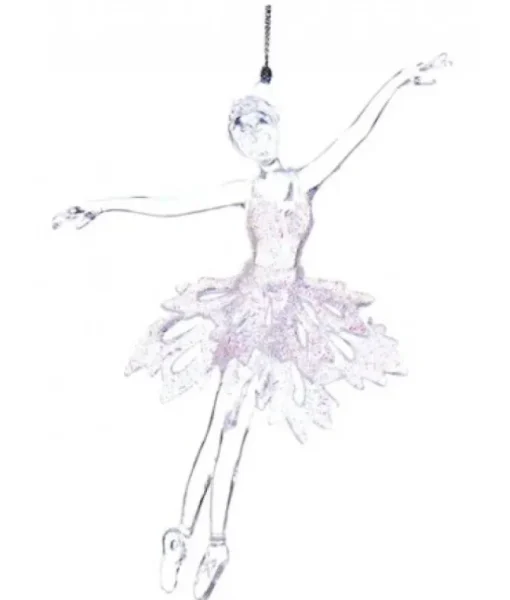 Ornement, Ballerine en plastique transparent
