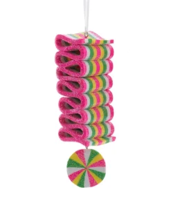 Ornement, bonbon ondulé au néon