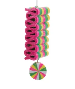 Ornement, bonbon ondulé au néon