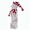 Ornement bonhomme de neige blocs