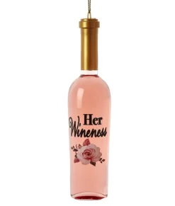 Ornement, bouteille de vin, « Her Wineness »