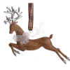 Ornement, cerf sautant, design rustique