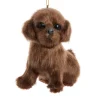 Ornement de labrador brun en peluche