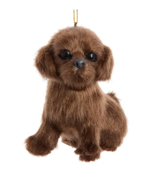 Ornement de labrador brun en peluche