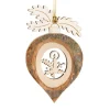 Ornement en bois, avec centre de bougie de Noël