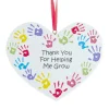 'Ornement en forme de cœur avec le message "Thank You "