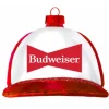Ornement en résine, chapeau Budweiser rouge et blanc