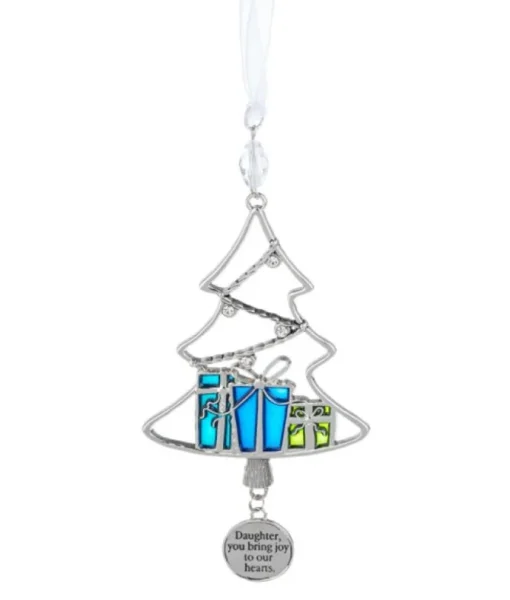 Ornement en zinc, "Bring Joy To Our Hearts"