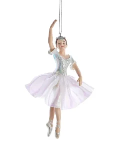 Ornement, figurine de ballet, tutu opalescent