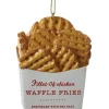 Ornement, frites gaufres