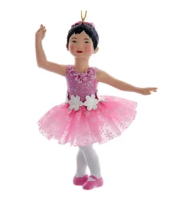 Ornement, jeune fille asiatique, ballerine