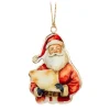 Ornement, Père Noël avec sa liste