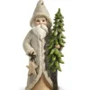 Ornement, Père Noël Belsnickel avec arbre