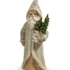 Ornement, Père Noël Belsnickel avec arbre